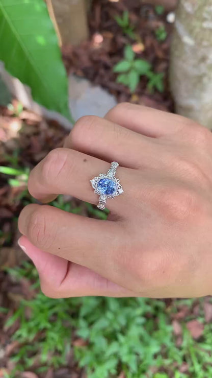 ブルー・サファイア （加熱処理）